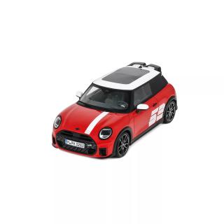 Mini Cooper JCW 1965 Victory Edition Chili Red 2026 OttO mobile 1:18 Resinemodell (Türen, Motorhaube... nicht zu öffnen!)